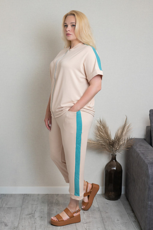 Костюм спортивний жіночий КС-208 молочний